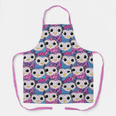 Cute Owl Pattern Schort (Voorkant)