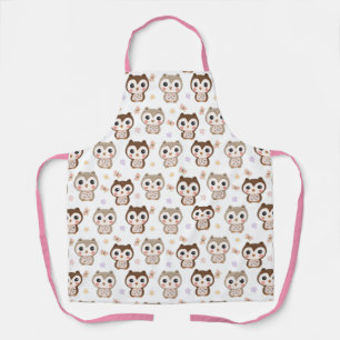 Cute Owl Pattern Schort