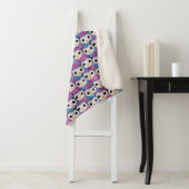 Cute Owl Pattern Sherpa Blanket Deken (In situ)