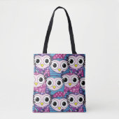 Cute Owl Pattern Tote Bag (Voorkant)