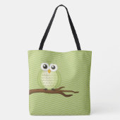 Cute Owl | Personeel Tote Bag (Achterkant)