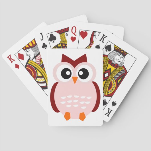 CUTE OWL POKERKAARTEN (Achterkant)