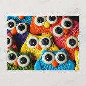 Cute Owl Post Card Briefkaart (Voorkant)