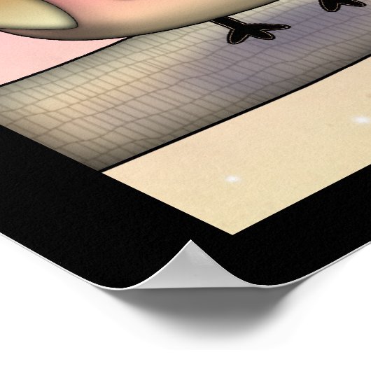 Cute Owl Poster (Hoek)