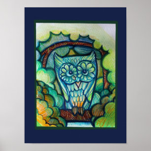 Cute Owl Poster
