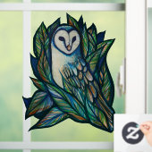 Cute Owl Raamsticker (Huis)