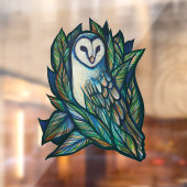 Cute Owl Raamsticker (Vel 2)