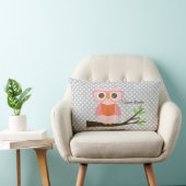 Cute Owl Reading Kussen (Stoel)