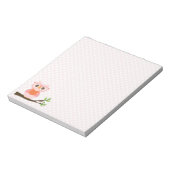 Cute Owl Reading Notitieblok (Linkerzijde)