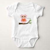 Cute Owl Reading Romper (Voorkant)