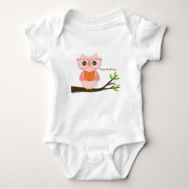 Cute Owl Reading Romper