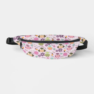Cute Owl roze Heuptasje