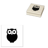 Cute Owl Rubberstempel (Gestempeld)