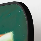 Cute Owl Rustic Victoriaans kerst Pickleball Paddle (Links Detail)