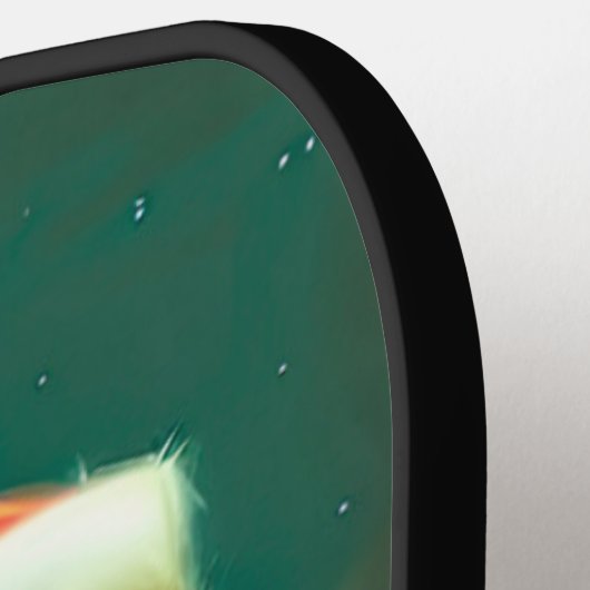 Cute Owl Rustic Victoriaans kerst Pickleball Paddle (Links Detail)