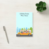 Cute Owl School Bus Driver Teacher Post-it® Notes (Kantoor)