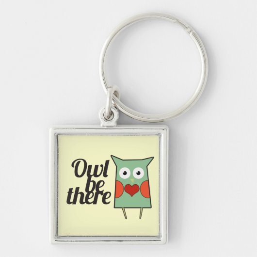 Cute Owl Sleutelhanger (Voorkant)