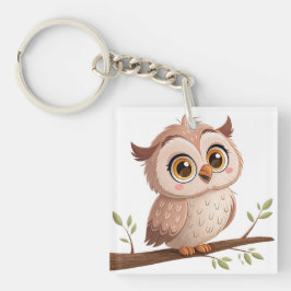 Cute Owl Sleutelhanger