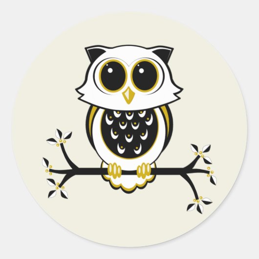 Cute Owl Stickers (Voorkant)