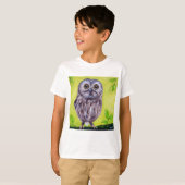 Cute Owl T-shirt (Voorkant volledig)