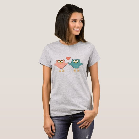 Cute owl t shirt (Voorkant volledig)
