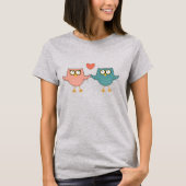 Cute owl t shirt (Voorkant)