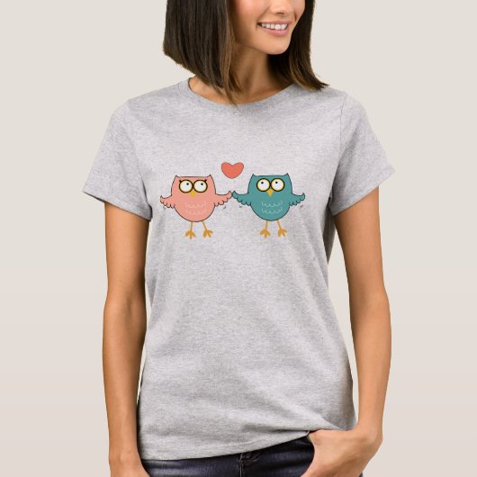 Cute owl t shirt (Voorkant)