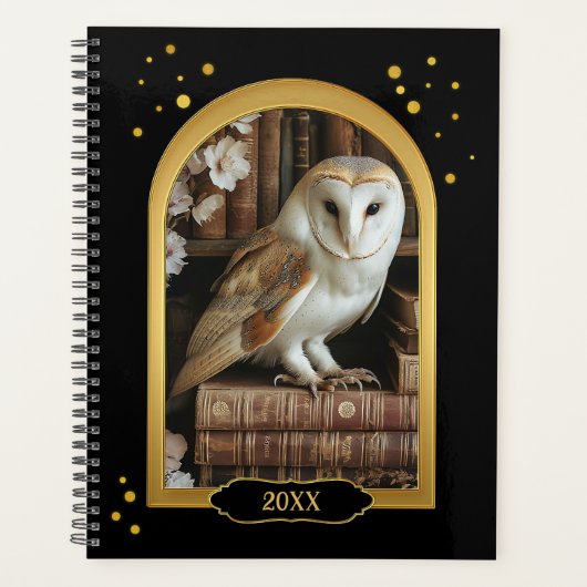 Cute Owl Teacher Class Year  Planner (Voorkant)