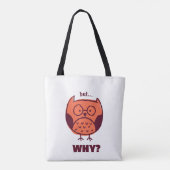 Cute Owl Tote Bag (Achterkant)