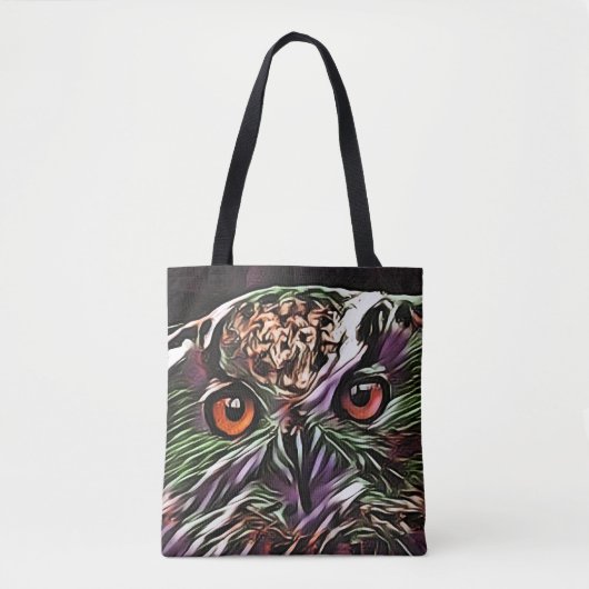 CUTE OWL TOTE BAG (Voorkant)
