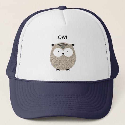 Cute Owl Trucker Pet (Voorkant)
