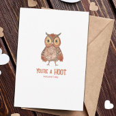 Cute Owl Valentijnsdag Kaart