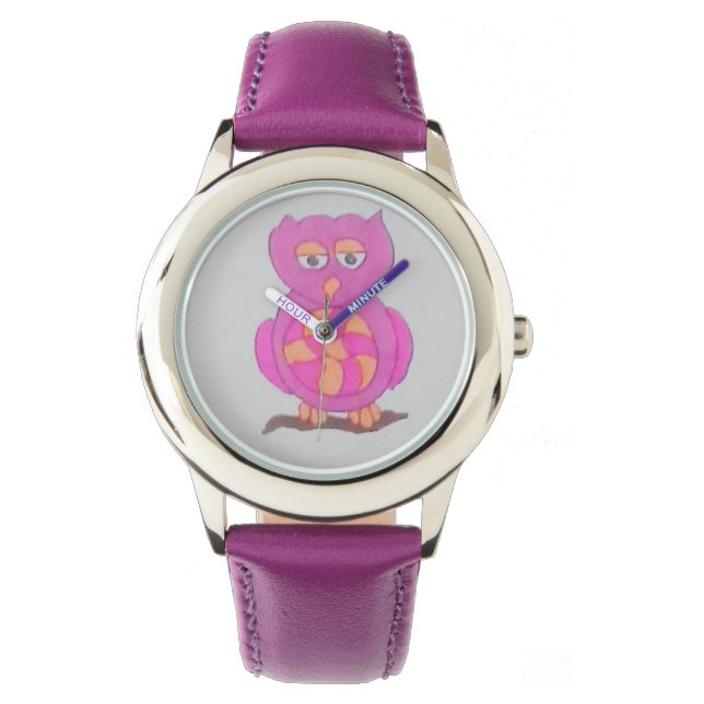 Cute Owl Watch Horloge (Voorkant)