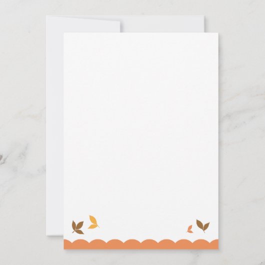 Cute Owl Wedding Invitation Kaart (Achterkant)