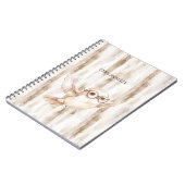 Cute Owl with Glasses Notitieboek (Linkerzijde)