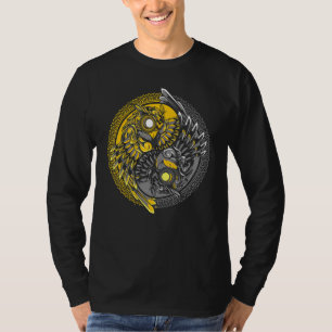 Cute Owl Women Mannen Mystic Yin Yang Owls T-shirt