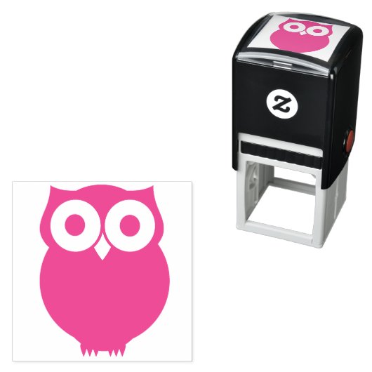 Cute Owl Zelfinktende Stempel (In situ)