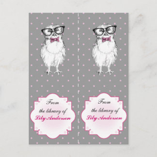 Cute owlet Bladwijzer - uit de bibliotheek van Briefkaart