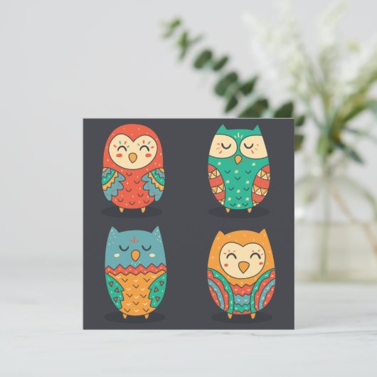 Cute Owls (Staand voorkant)