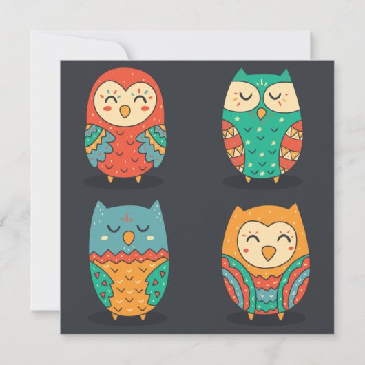 Cute Owls (Voorkant)