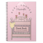 Cute Owls and Wieg Baby shower Guest Book- Notitieboek (Voorkant)