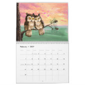 Cute owls art kalender (Feb 2027)