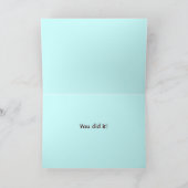 Cute Owls Bride and Groom Wedding Gefeliciteerd Kaart (Binnen)