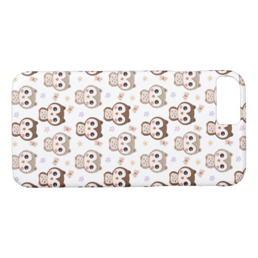 Cute Owls Case-Mate iPhone Case (Achterkant (Horizontaal))
