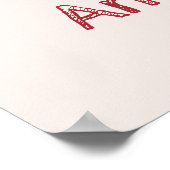 Cute Owls Couple Names Personalized Poster (Hoek)