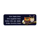 Cute Owls Etiket (Voorkant)