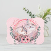 Cute Owls Feestdagenkaart (Staand voorkant)