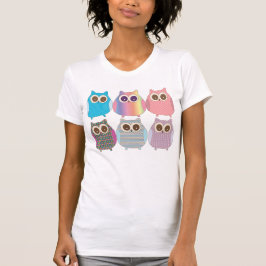 Cute Owls Gathering T-shirt