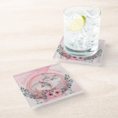 Cute Owls Glazen Onderzetter (Schuin)