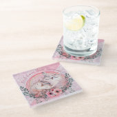 Cute Owls Glazen Onderzetter (Schuin)